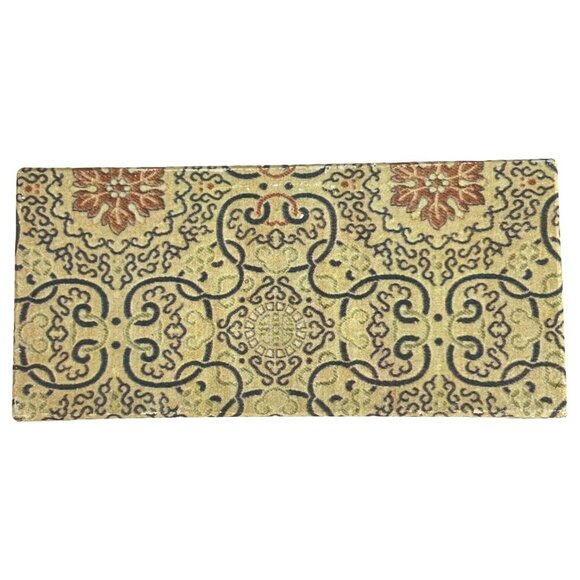 Vintage Handheld Mirror With Hand Painted Panda Design Jade Handle Ornate Trim - Picture 6 of 7